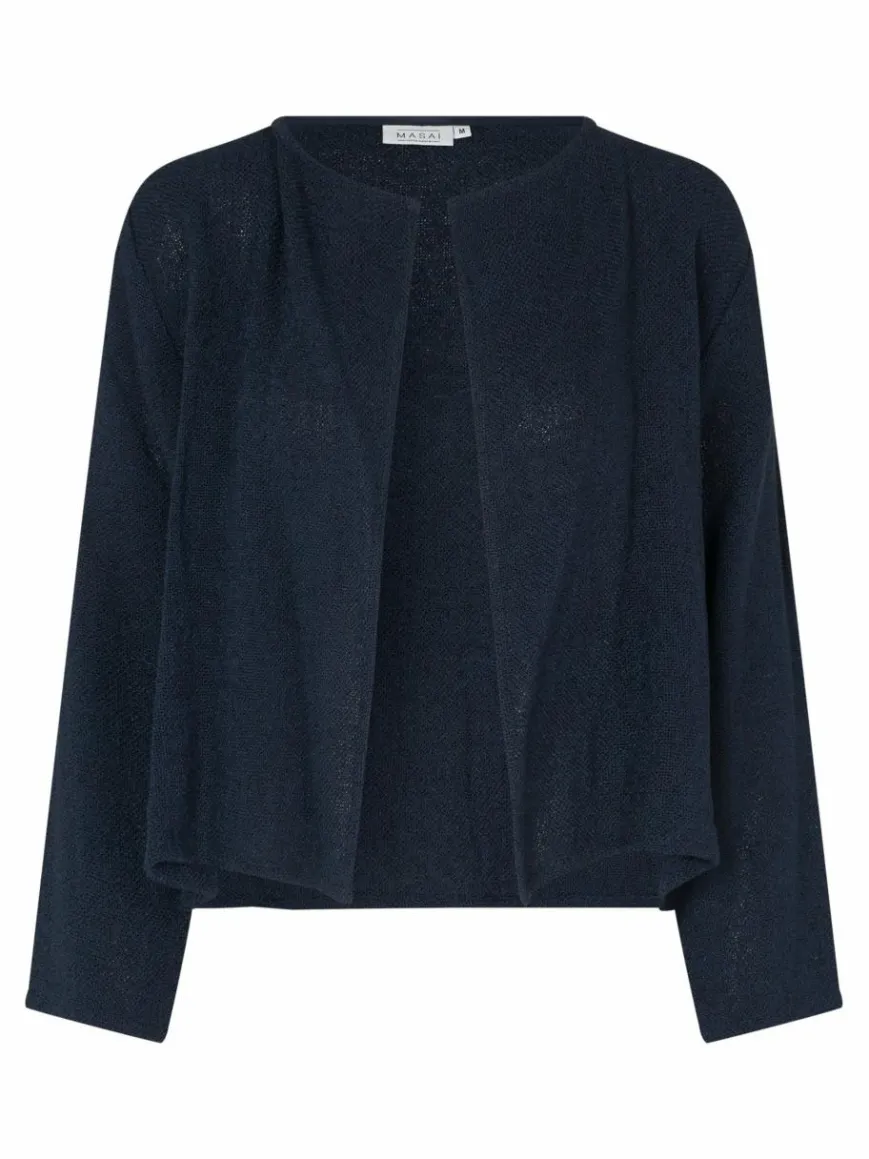 Masai Pullover & Strickjacken*Damen Blusenjacke marine uni