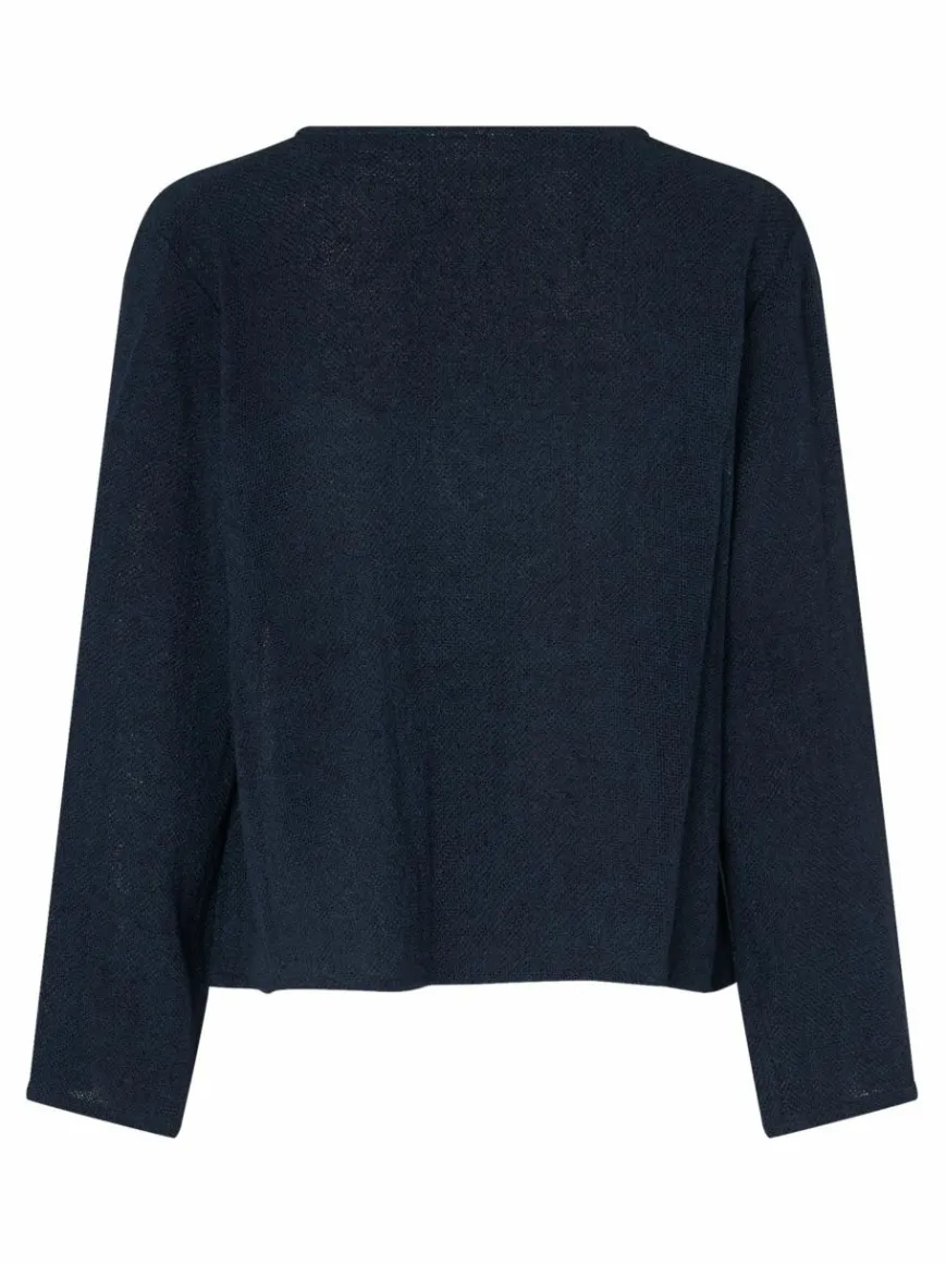 Masai Pullover & Strickjacken*Damen Blusenjacke marine uni