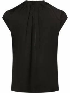 comma Blusen*Damen Blusenshirt schwarz uni