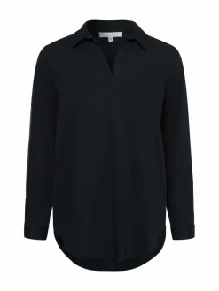 Marie Lund Blusen*Damen Blusenshirt schwarz uni