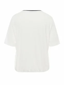 Frank Walder Blusen*Damen Blusenshirt ecru weiß uni