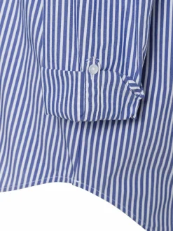 Marie Lund Blusen*Damen Blusenshirt blau weiß gestreift