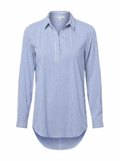 Marie Lund Blusen*Damen Blusenshirt weiß blau gestreift