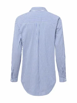 Marie Lund Blusen*Damen Blusenshirt weiß blau gestreift