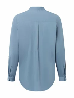 Marie Lund Blusen*Damen Blusenshirt blau uni