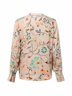 Emily van den Bergh Blusen*Damen Blusenshirt roségold mehrfarbig bedruckt
