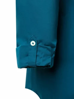 Marie Lund Blusen*Damen Blusenshirt petrol uni