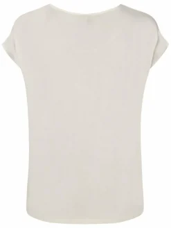 More & More Blusen*Damen Blusenshirt ecru uni