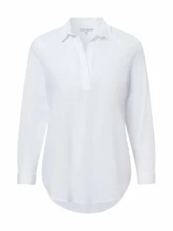 Marie Lund Blusen*Damen Blusenshirt weiß uni
