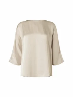 MAERZ Blusen*Damen Blusenshirt beige uni