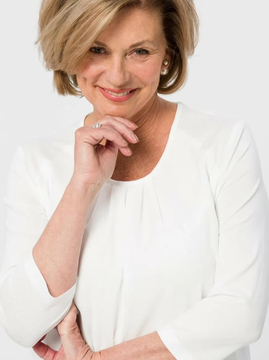 Frank Walder Blusen*Damen Blusenshirt ecru weiß uni