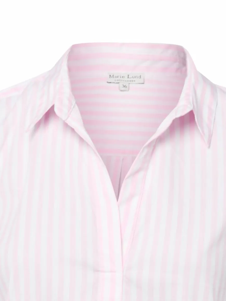 Marie Lund Blusen*Damen Blusenshirt weiß rosa gestreift