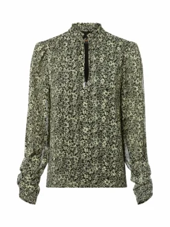 BOSS Orange Blusen*Damen Blusenshirt - Berodeo schwarz vanille gemustert