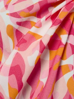 Franco Callegari Blusen*Damen Blusenshirt - Carry pink orange gemustert