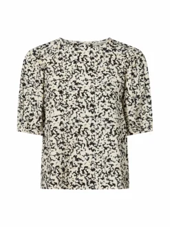 Msch Copenhagen Blusen*Damen Blusenshirt - MSCHJusia sand mehrfarbig gemustert