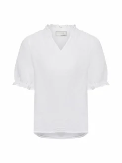 Neo Noir Blusen*Damen Blusenshirt - Odesa weiß uni