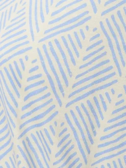 soyaconcept® Blusen*Damen Blusenshirt - SC-Felicity beige hellblau gemustert