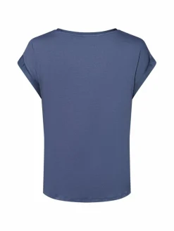 Vila Blusen*Damen Blusenshirt - VIEllette blau uni