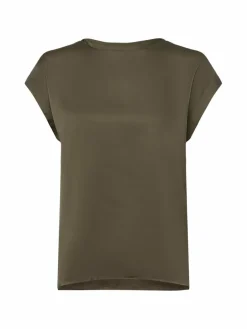 Vila Blusen*Damen Blusenshirt - VIEllette oliv uni