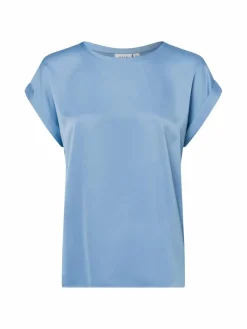 Vila Blusen*Damen Blusenshirt - VIEllette hellblau uni