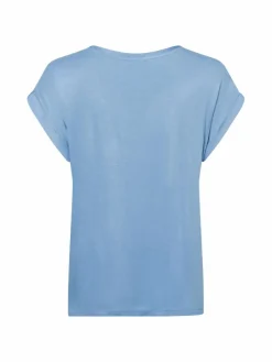 Vila Blusen*Damen Blusenshirt - VIEllette hellblau uni