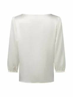 Marc Cain Collections Blusen*Damen Blusenshirt aus Seide ecru uni