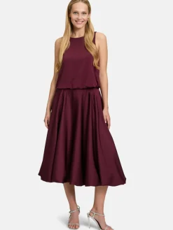 Vera Mont Blusen*Damen Blusentop bordeaux uni