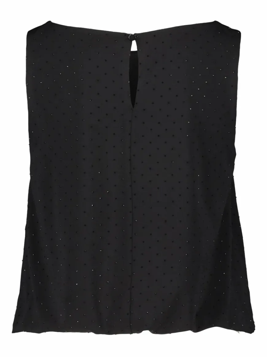 Vera Mont Blusen*Damen Blusentop schwarz uni