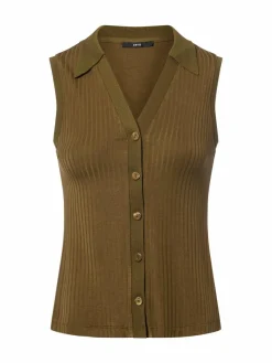 zero Blusen|Shirts & Tops*Damen Blusentop oliv uni