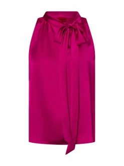HUGO Blusen*Damen Blusentop - Celuni-1 pink uni