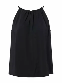 Opus Blusen*Damen Blusentop - Foyage schwarz uni