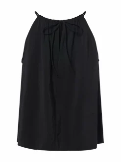 Opus Blusen*Damen Blusentop - Foyage schwarz uni