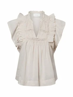 Neo Noir Blusen*Damen Blusentop - Jayla beige uni