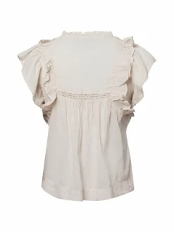 Neo Noir Blusen*Damen Blusentop - Jayla beige uni