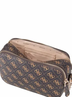 GUESS Taschen & Rucksäcke*Damen Bodybag - Noelle II CB Camera 72140 Logo braun uni