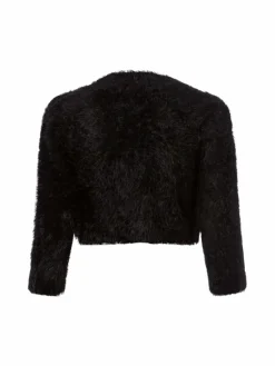 VM Pullover & Strickjacken*Damen Bolero schwarz uni