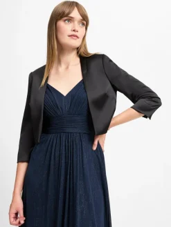Marie Lund Blazer*Damen Bolero schwarz uni