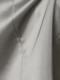 Marie Lund Blazer*Damen Bolero silber uni