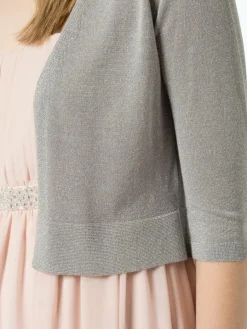 Marie Lund Blazer*Damen Bolero grau uni