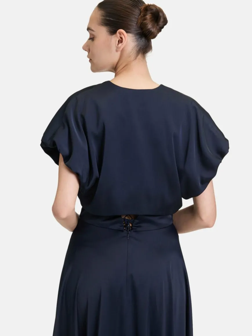 Vera Mont Blazer*Damen Bolero-Jacke marine blau uni