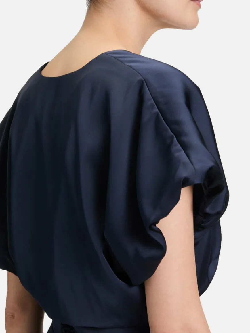 Vera Mont Blazer*Damen Bolero-Jacke marine blau uni