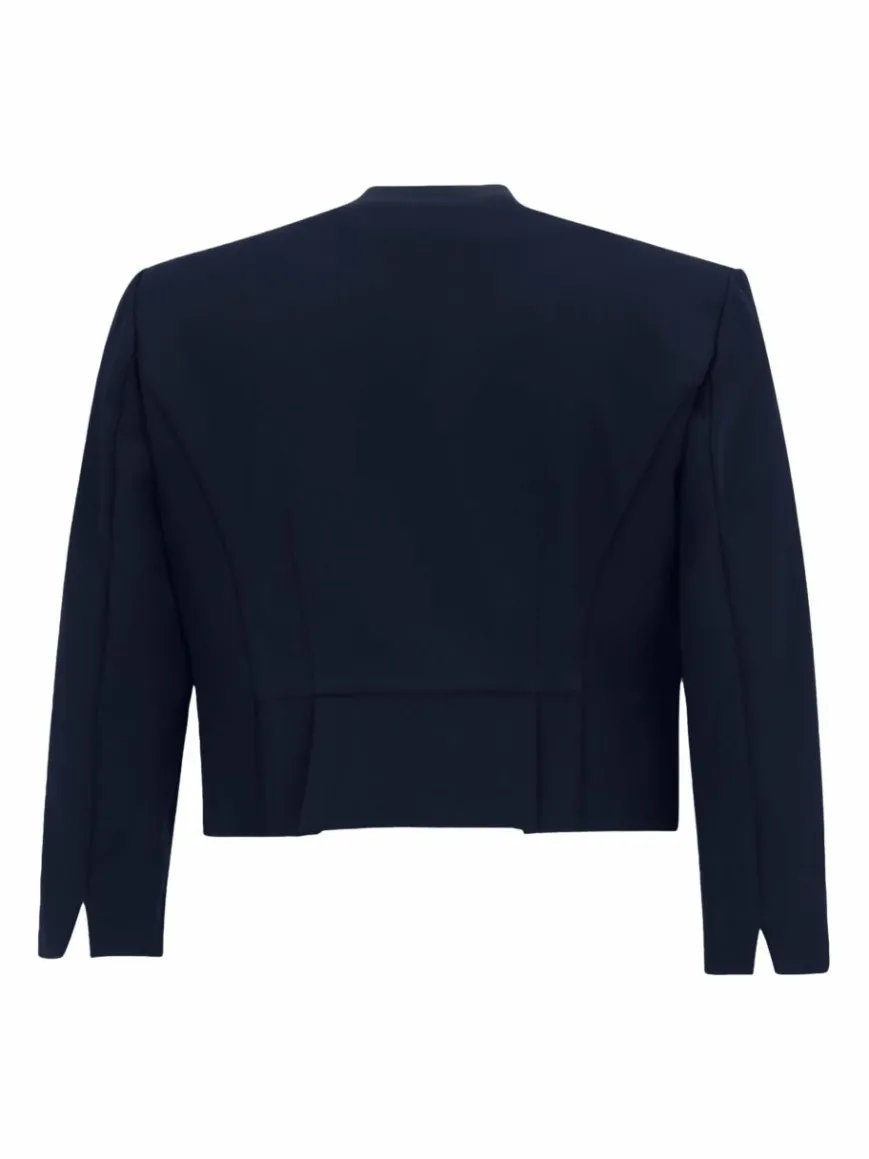 Vera Mont Blazer*Damen Bolero-Jacke marine blau uni