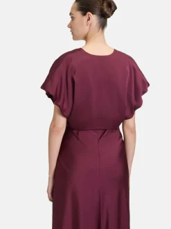 Vera Mont Blazer*Damen Bolero-Jacke bordeaux uni