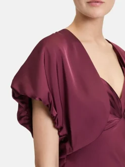 Vera Mont Blazer*Damen Bolero-Jacke bordeaux uni