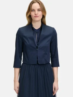 Betty & Co Blazer*Damen Bolero-Jacke marine royal uni