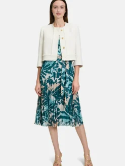 Betty & Co Blazer*Damen Bolero-Jacke beige uni