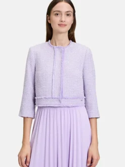 Betty & Co Blazer*Damen Bolero-Jacke flieder uni