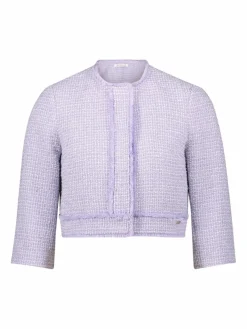 Betty & Co Blazer*Damen Bolero-Jacke flieder uni