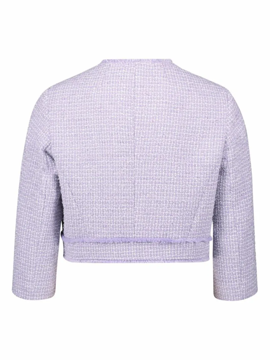 Betty & Co Blazer*Damen Bolero-Jacke flieder uni