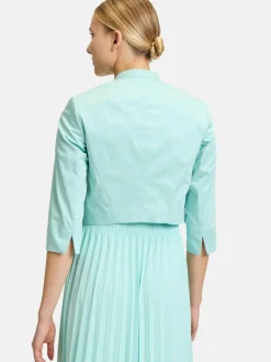 Betty & Co Blazer*Damen Bolero-Jacke türkis uni